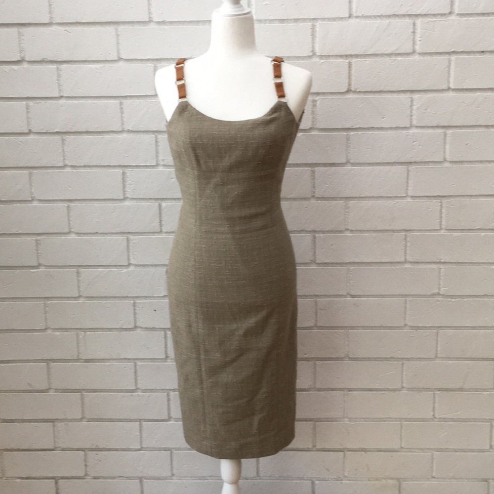 Michael Kors beige sleeveless dress -